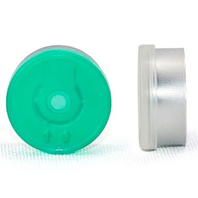 Lyseblå farmaceutisk mat Flip Off-hættehætteglasforseglinger