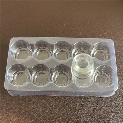 Hvid hætteglasemballage Blisterbakke